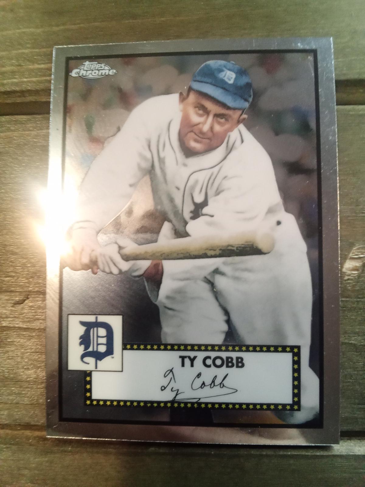 Ty Cobb Ungraded Topps Chrome Platinum Anniversary