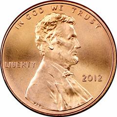 2012 Coins Lincoln Shield Penny Prices
