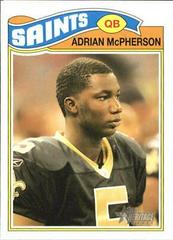 Adrian McPherson #239 Football Cards 2005 Topps Heritage Prices