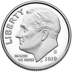 2020 S [SILVER PROOF] Coins Roosevelt Dime Prices