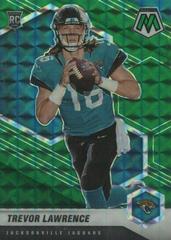 Trevor Lawrence [Green Mosaic] #301 Football Cards 2021 Panini Mosaic Prices