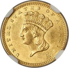 1863 [PROOF] Coins Gold Dollar Prices