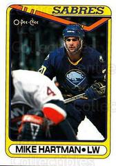 Mike Hartman #16 Hockey Cards 1990 Topps Tiffany Prices