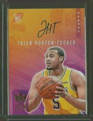Talen Horton Tucker #FP-THT Basketball Cards 2019 Panini Court Kings Fresh Paint Autographs Prices