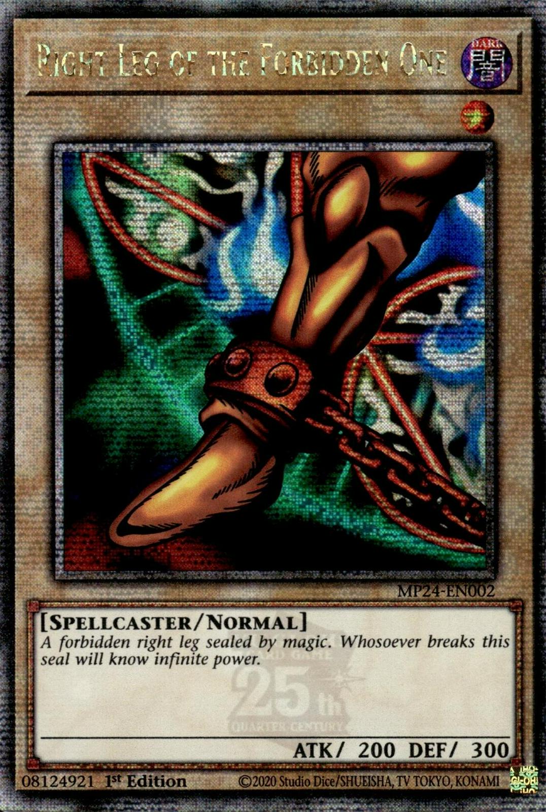 Right Leg of the Forbidden One MP24-EN002 YuGiOh 25th Anniversary Tin: Dueling Mirrors