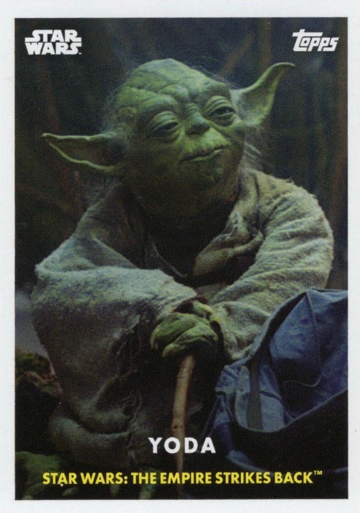 Yoda #71 Star Wars 2024 Topps Throwback Thursday