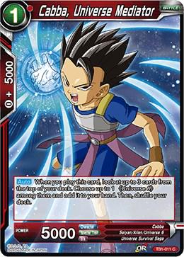 Cabba, Universe Mediator [Foil] TB1-011 Dragon Ball Super The Tournament of Power