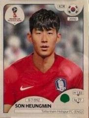 Son Heungmin [Pink Back] Soccer Cards 2018 Panini World Cup Stickers Prices
