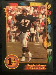 Reggie Johnson #4 Football Cards 1991 Wild Card College Draft Picks Prices