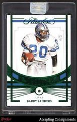 Barry Sanders [Emeralds] #87 Football Cards 2021 Panini Flawless Prices