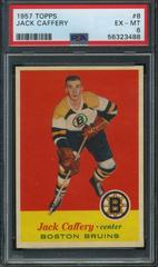 Jack Caffery Hockey Cards 1957 Topps Prices