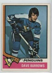 Dave Burrows Hockey Cards 1974 O-Pee-Chee Prices