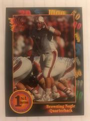Browning Nagle #64 Football Cards 1991 Wild Card College Draft Picks Prices