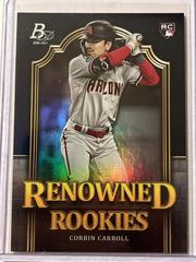 Corbin Carroll #RR-7 Baseball Cards 2023 Bowman Platinum Renowned Rookies Prices