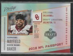 Baker Mayfield #PP-BM Football Cards 2018 Panini Prestige NFL Passport Prices