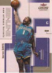 Baron Davis Basketball Cards 2003 Fleer Genuine Insider Prices