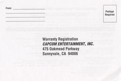 Warrant Registration Card | Resident Evil 2 Platinum PC Games
