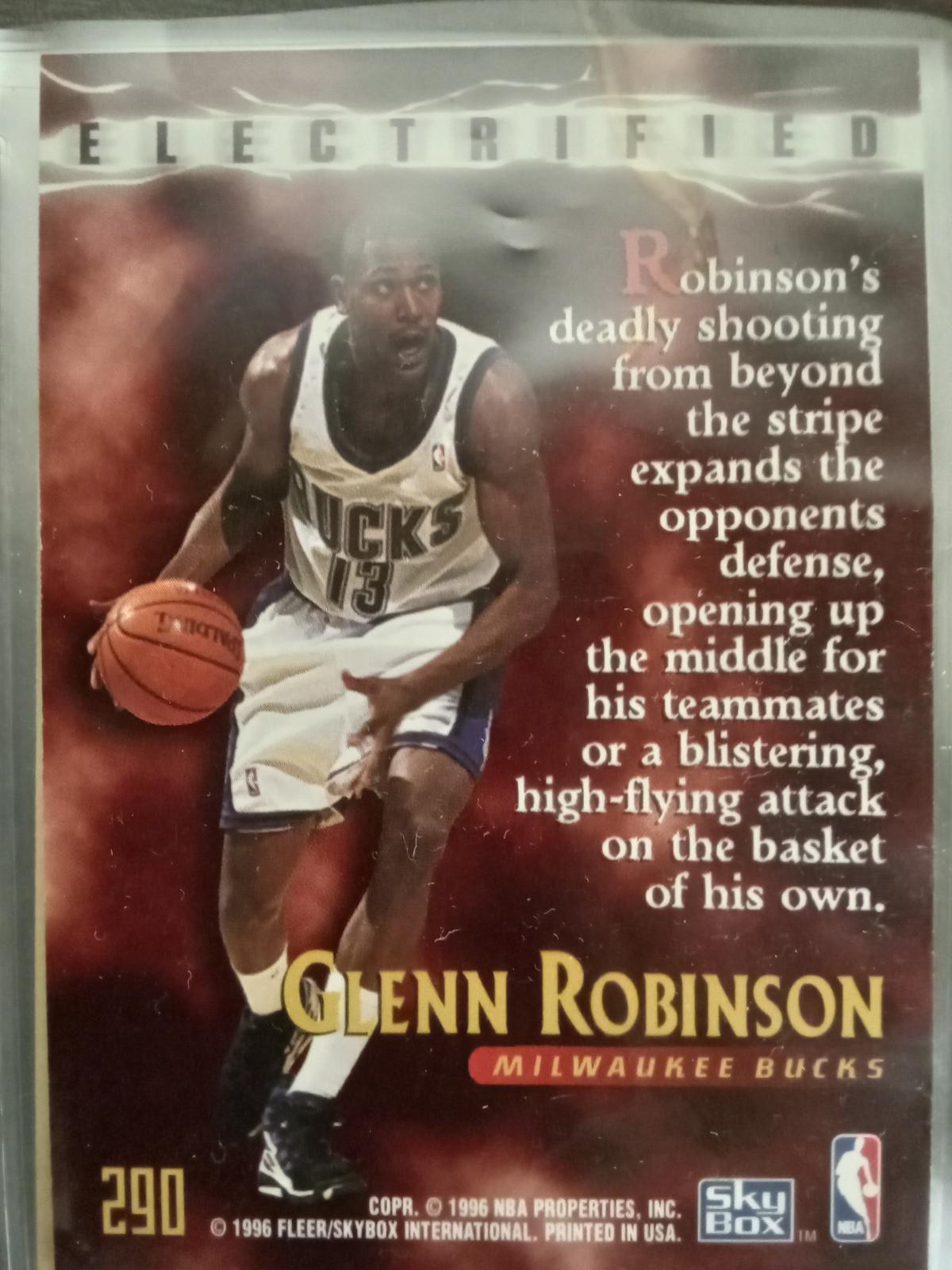 Glenn Robinson 290 Prices 1995 Skybox Premium Basketball Cards
