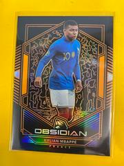 Kylian Mbappe [Orange] Soccer Cards 2019 Panini Obsidian Prices