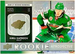 Kirill Kaprizov #RR-1 Hockey Cards 2021 Upper Deck Rookie Retrospective Prices