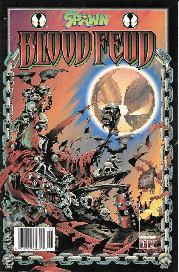 Spawn: Blood Feud [Newsstand] #1 (1995) Comic Books Spawn: Blood Feud