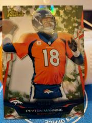 Peyton Manning [Camo Refractor] #50 Football Cards 2014 Topps Finest Prices