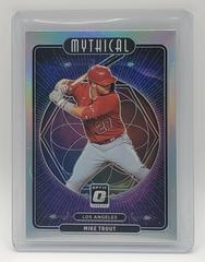 Mike Trout [Holo] Baseball Cards 2021 Panini Donruss Optic Mythical Prices