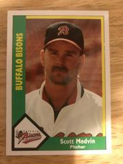 Scott Medvin #6 Baseball Cards 1990 CMC Buffalo Bisons Prices