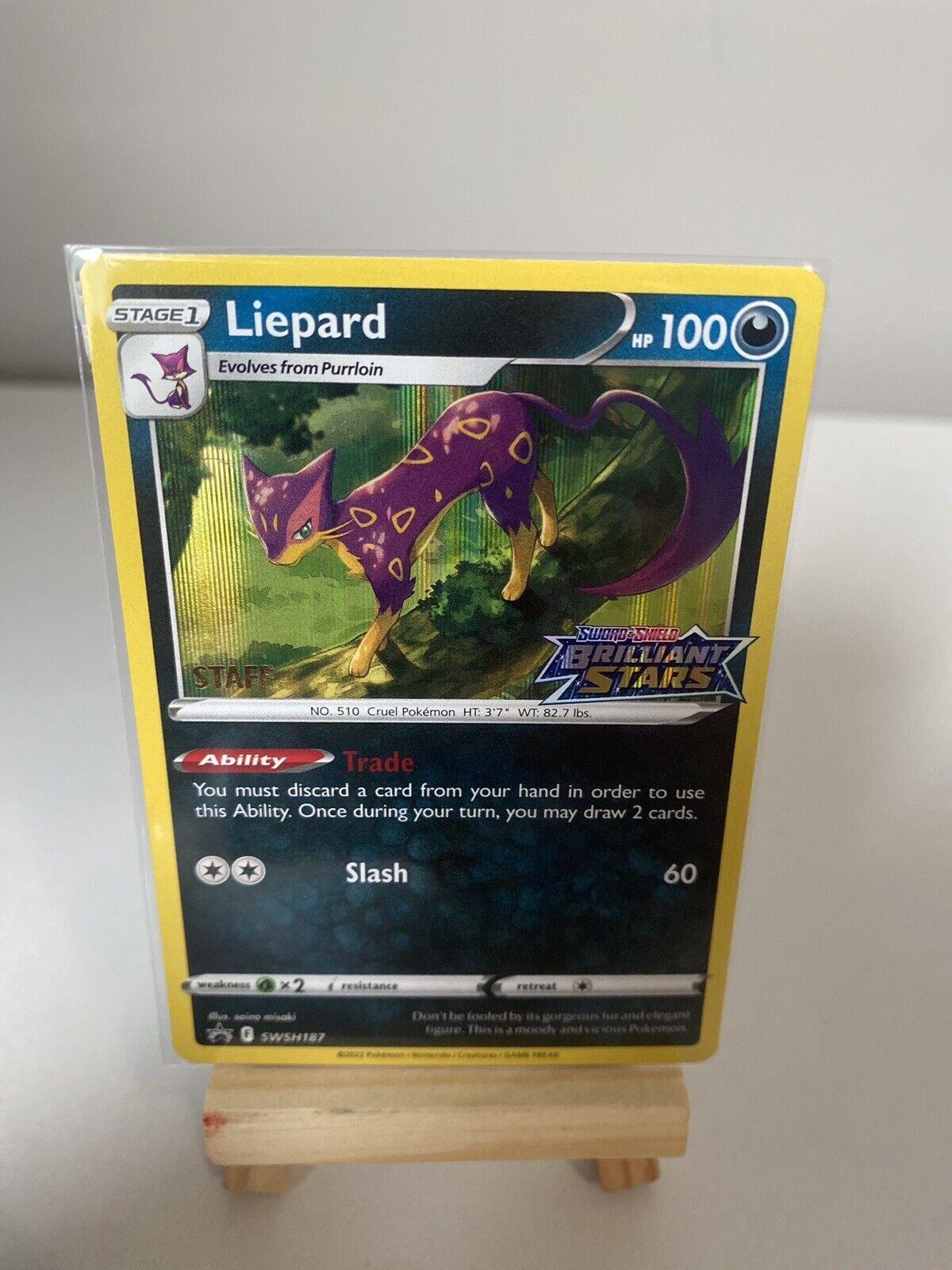 Liepard [Staff] SWSH187 Prices Pokemon Promo Pokemon Cards