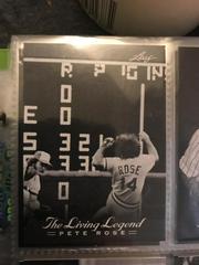 Pete Rose Baseball Cards 2012 Leaf the Living Legend Autograph Prices