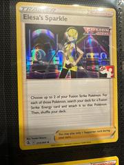 Elesa's Sparkle [Holo Prize Pack Stamp] Pokemon Fusion Strike Prices