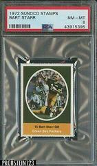 Bart Starr Football Cards 1972 Sunoco Stamps Prices