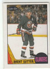 Brent Sutter Hockey Cards 1987 O-Pee-Chee Prices