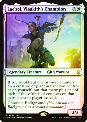 Lae'Zel, Vlaakith's Champion [Foil] #29 Magic Commander Legends: Battle for Baldur's Gate