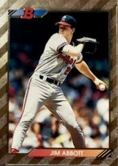 Jim Abbott [Foil] #572 Baseball Cards 1992 Bowman Prices