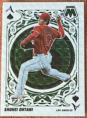 Shohei Ohtani [Green] Baseball Cards 2022 Panini Mosaic Aces Prices