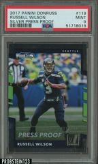 Russell Wilson [Silver Press Proof] #119 Football Cards 2017 Panini Donruss Prices