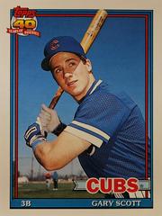 Gary Scott #107T Baseball Cards 1991 Topps Traded Tiffany Prices