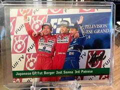 Japanese GP/1st: Berger 2nd: Senna 3rd: Patrese #114 Racing Cards 1992 Grid F1 Prices