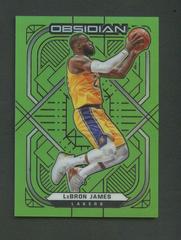 LeBron James [Green] Basketball Cards 2020 Panini Obsidian Prices