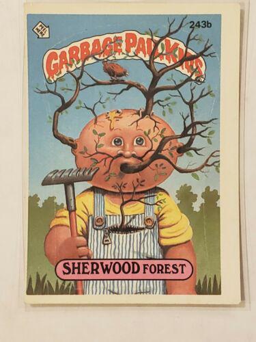 Sherwood FOREST #243b 1986 Garbage Pail Kids