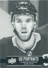 Connor McDavid [Black & White] #P-25 Hockey Cards 2021 Upper Deck UD Portraits Prices