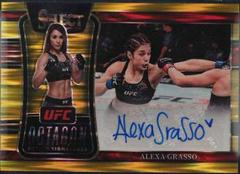 Alexa Grasso [Gold Flash] #OA-AGR Ufc Cards 2022 Panini Select UFC Octagon Action Signatures Prices
