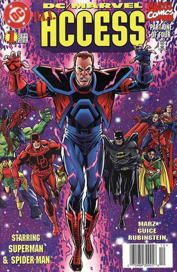 DC / Marvel: All Access [Newsstand] #1 (1996) Comic Books DC / Marvel: All Access