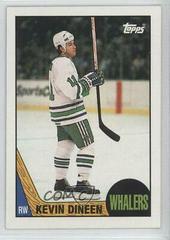 Kevin Dineen #124 Hockey Cards 1987 Topps Prices