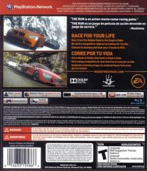Back Cover | Need for Speed The Run [Greatest Hits] Playstation 3