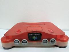 Front View | Clear White & Red Nintendo 64 System JP Nintendo 64