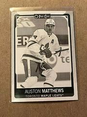 Auston Matthews [Black & White] Hockey Cards 2021 O Pee Chee Prices