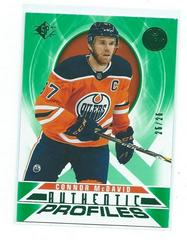 Connor McDavid [Green] #AP-1 Hockey Cards 2020 SP Authentic Profiles Prices