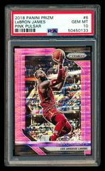 LeBron James [Pink Pulsar] Basketball Cards 2018 Panini Prizm Prices